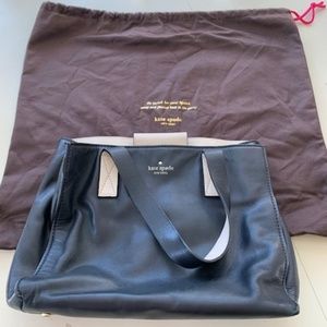 Black and Tan leather Kate Spade purse